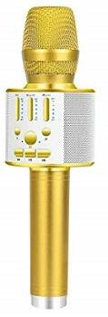 BONAOK 2019 Upgraded Bluetooth Wireless Karaoke Microphone