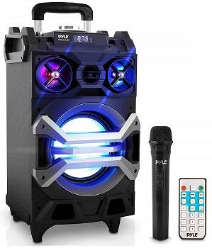 Pyle 500 Watt Outdoor Portable BT Connectivity Karaoke Speaker System PWMA325BT